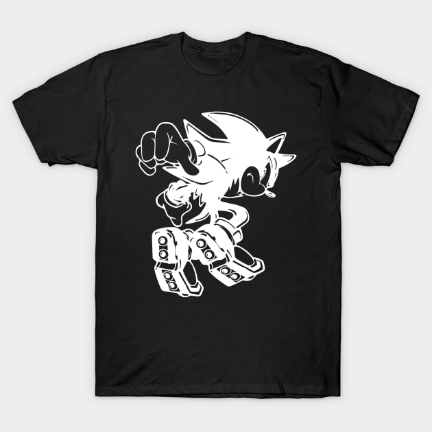 Shadow - Twotone (White) T-Shirt by A10theHero